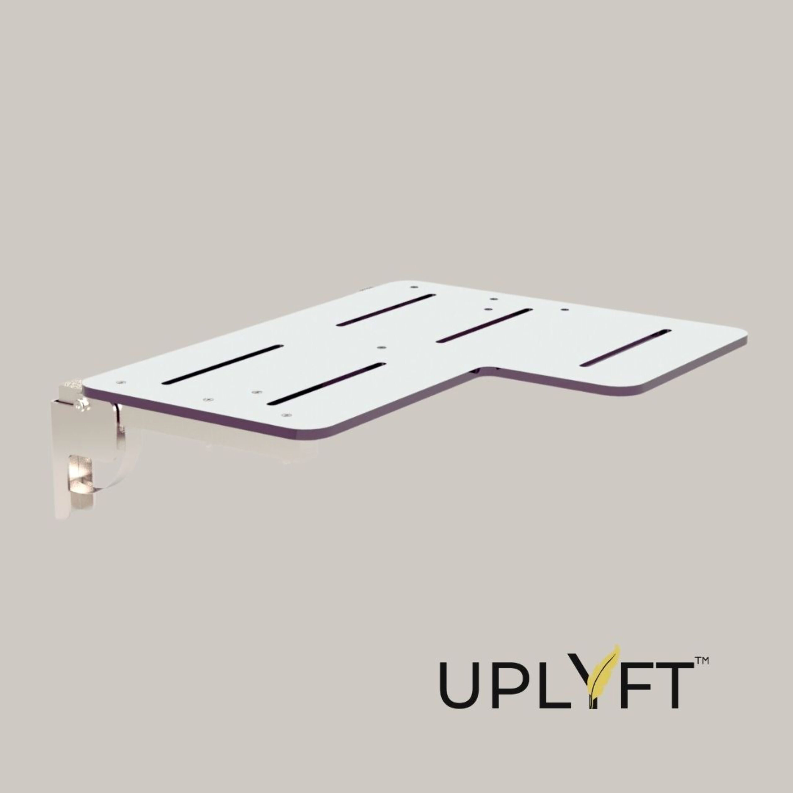 Uplyft L-Shaped | Wall Bathware Shower CSI Seat Mount